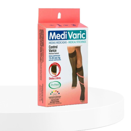 MEDIA DE COMPRESION MEDIVARIC DEDOS LIBRES
