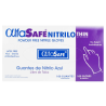 GUANTES DE NITRILIO  AZUL TALLA S/M/L ALFA SAFE