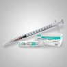 JERINGA DE INSULINA DESECHABLE 1 ML x 27G x 1/2 "   UND - ALFA SAFE