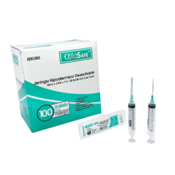 JERINGA HIPODÉRMICA ALFASAFE 10ML 21G X1/2